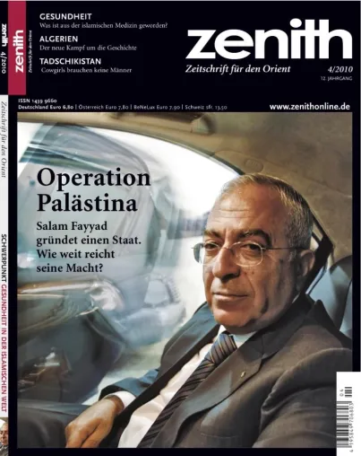 Bild: Palästinas Premier Salam Fayyad exklusiv in der aktuellen Ausgabe der zenith – Zeitschrift für den Orient