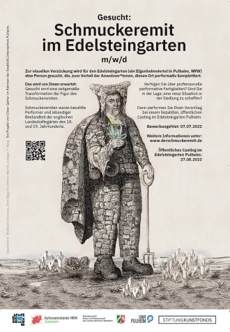 Bild: Der Schmuckeremit im Edelsteingarten