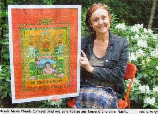 Bild: Pfundstücke – kreatives Recycling „Ökollagen“ von Ursula Maria Pfund