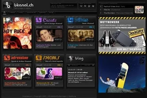 Bild: Schweizer Online-Magazin bkanal.ch im neuen Kleid