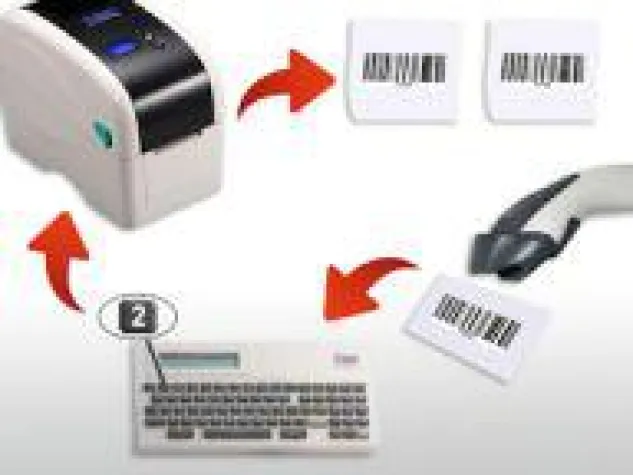 Bild: Barcode-Etiketten ohne PC drucken