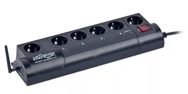 GEMBIRD erweitert die Power Manager Serie um die EnerGenie IP-Steckdosenleiste mit WLAN-Schnittstelle Bild: GEMBIRD erweitert die Power Manager Serie um die EnerGenie IP-Steckdosenleiste mit WLAN-Schnittstelle