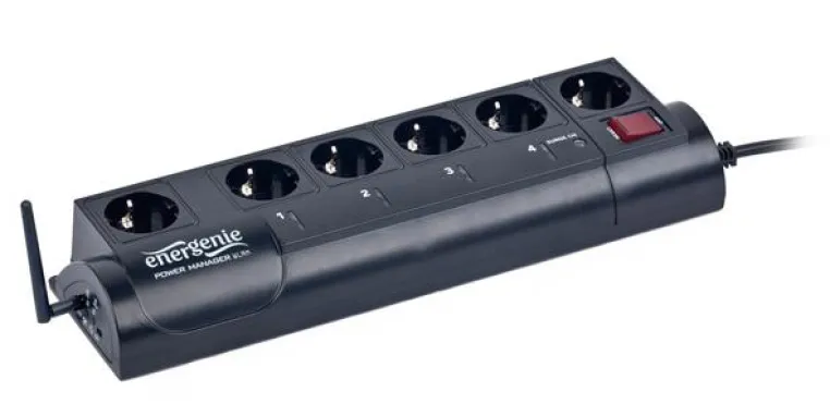 GEMBIRD erweitert die Power Manager Serie um die EnerGenie IP-Steckdosenleiste mit WLAN-Schnittstelle Bild: GEMBIRD erweitert die Power Manager Serie um die EnerGenie IP-Steckdosenleiste mit WLAN-Schnittstelle