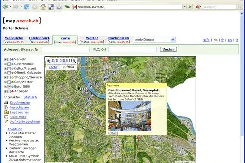 Bild: Dank search.ch stehen Fussballfans nicht im Abseits