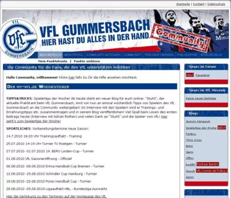 Bild: Globalpark und VfL Gummersbach stärken Fankultur durch Online-Community