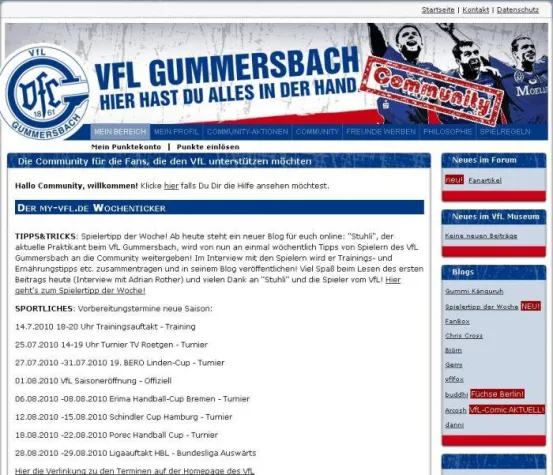 Globalpark und VfL Gummersbach stärken Fankultur durch Online-Community Bild: Globalpark und VfL Gummersbach stärken Fankultur durch Online-Community