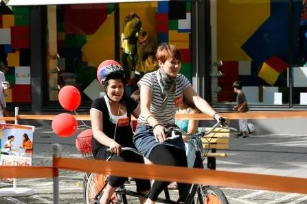 Bild: Erstes Frankfurter Tandemfest von Big Brothers Big Sisters Deutschland