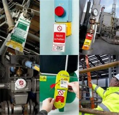 Bild: Sicherheitskontrollsysteme zur Absicherung von Gerüsten, Maschinen, Anlagen und chemischen Gefahrstoffen
