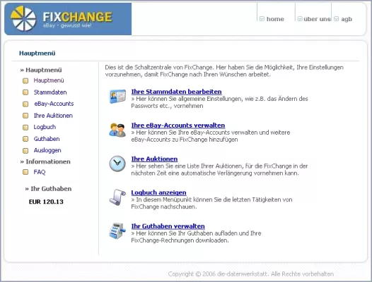 Bild: FixChange.de: eBay-Angebote automatisch verlängern