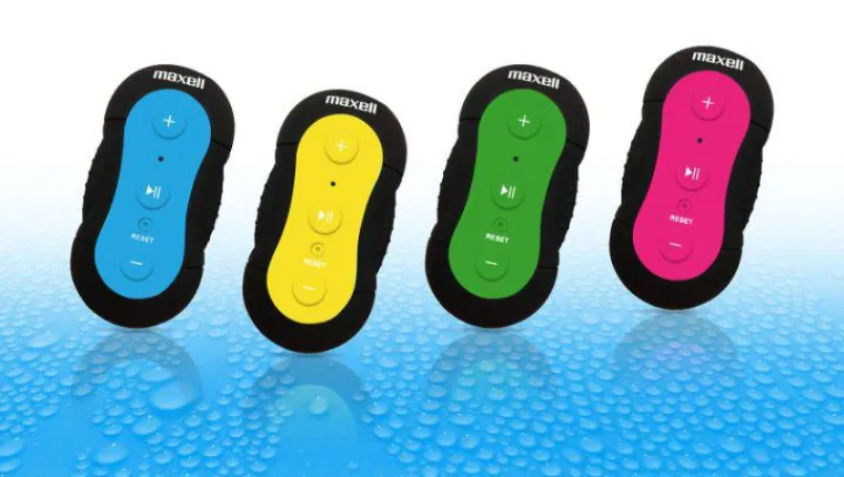 Bild: Wasserdichter MP3-Player von Maxell