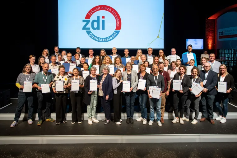 zdi-Netzwerke erhalten zdi-Qualitätssiegel 2025 Bild: zdi-Netzwerke erhalten zdi-Qualitätssiegel 2025