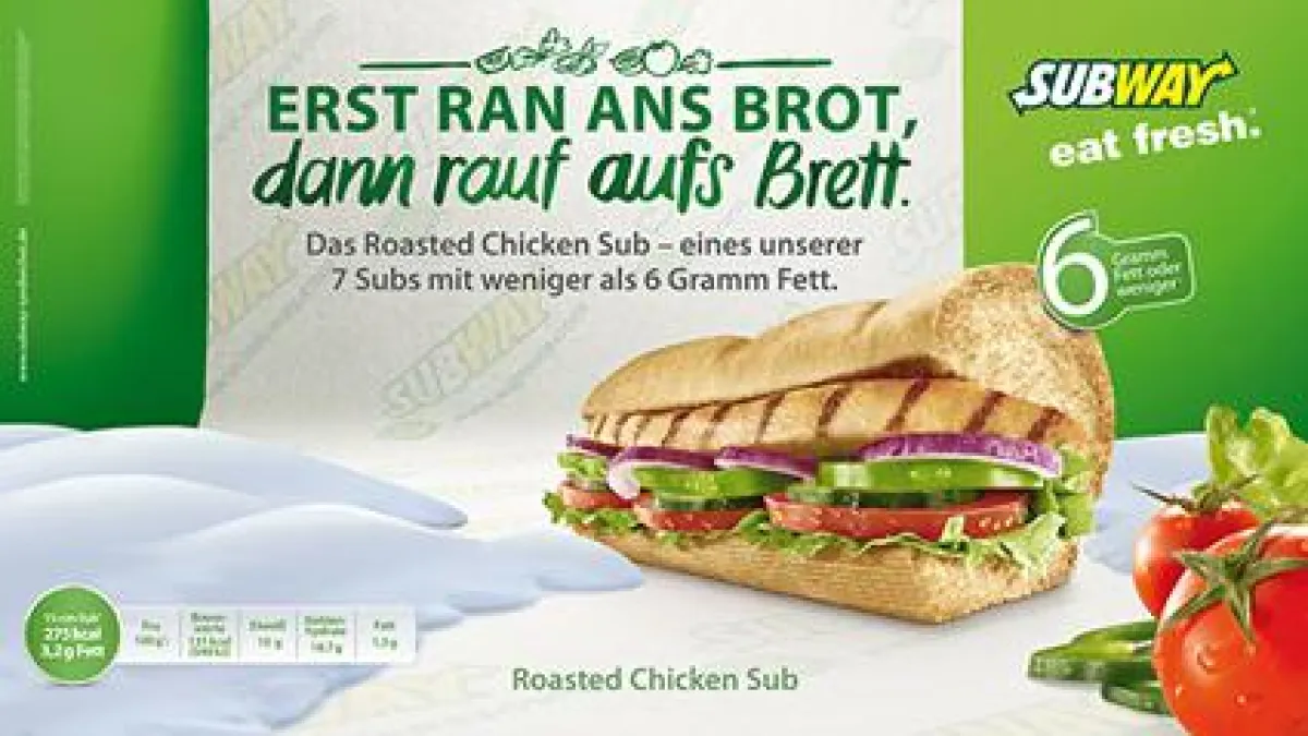 Subway ist offizieller Sponsor des Snowboard Weltcup 2015 in Sudelfeld und Winterberg