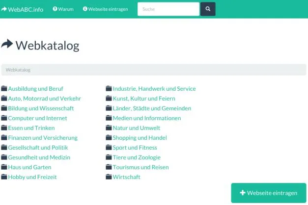 Bild: Die Dmoz Alternative für deutsche Internetseiten