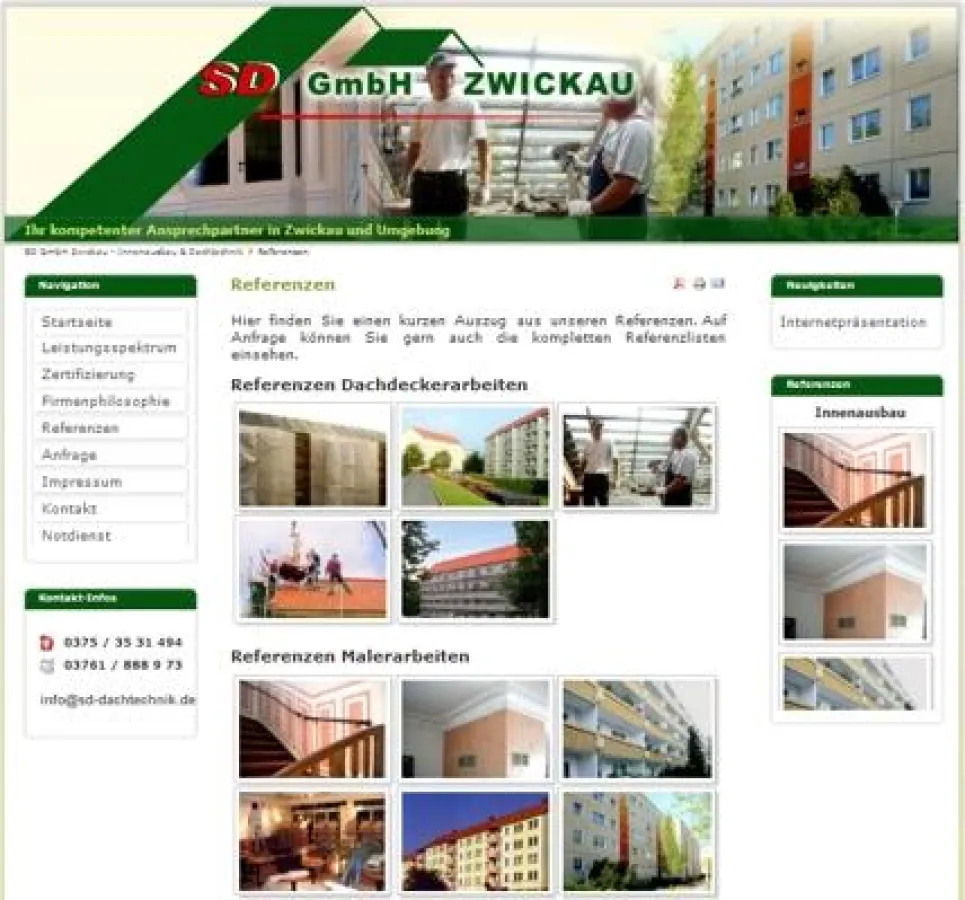 SD GmbH Zwickau - kompetenter Partner für Innenausbau in Zwickau und Umgebung