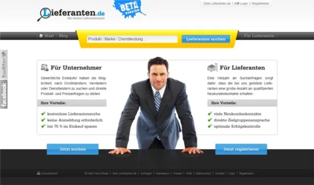 Bild: Lieferanten.de: Die redaktionell geführte Business-Suchmaschine geht an den Start