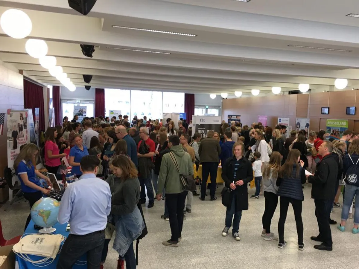 Beratung zu Auslandsaufenthalten auf der JugenBildungsmesse