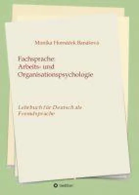 Bild: Fachsprache: Arbeits- und Organisationspsychologie - Lehrbuch für Deutsch als Fremdsprache