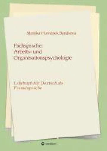 Bild: Fachsprache: Arbeits- und Organisationspsychologie - Lehrbuch für Deutsch als Fremdsprache