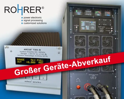 Bild: Lagerräumung & Abverkauf von hochwertigen Mess- & Leistungsverstärkern sowie weiteren Messtechnik-Geräten
