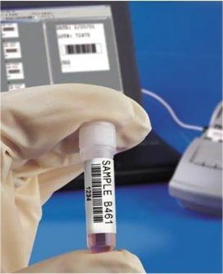 Laboretiketten von MAKRO IDENT