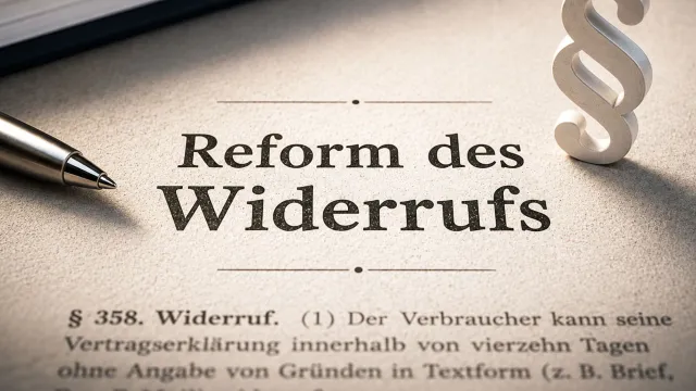 Bild: Reform des Widerrufsrechts: Neue Fristen bei Lebensversicherungen ab dem 19. Juni