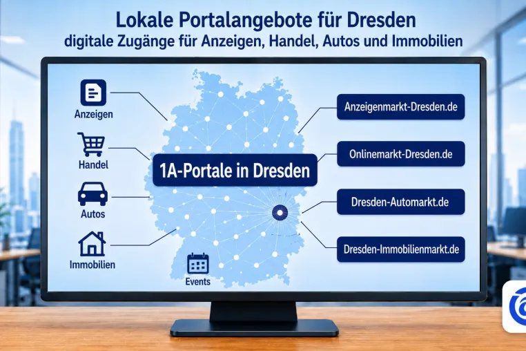 Bild: Dresden erhält mit 1A-Portale.de zentrale Einstiege für lokale Angebote und Handel