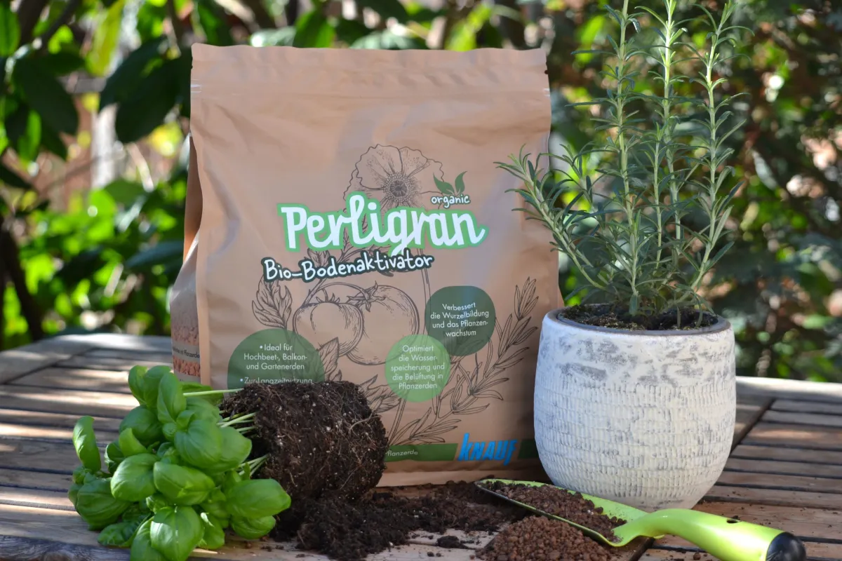 Perligran Organic Bio-Bodenaktivator (© Knauf Performance Materials)