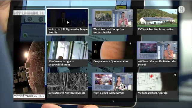 Bild: HYPERRAUM.TV: eigene Smart-TV-App und Nominierung für Dieselmedaille