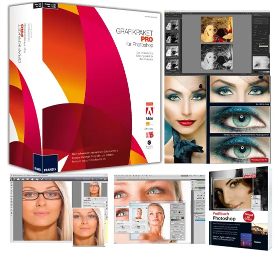 Franzis Grafikpaket Pro - Foto-Tools für leistungsfähige Bildbearbeitung Bild: Franzis Grafikpaket Pro - Foto-Tools für leistungsfähige Bildbearbeitung