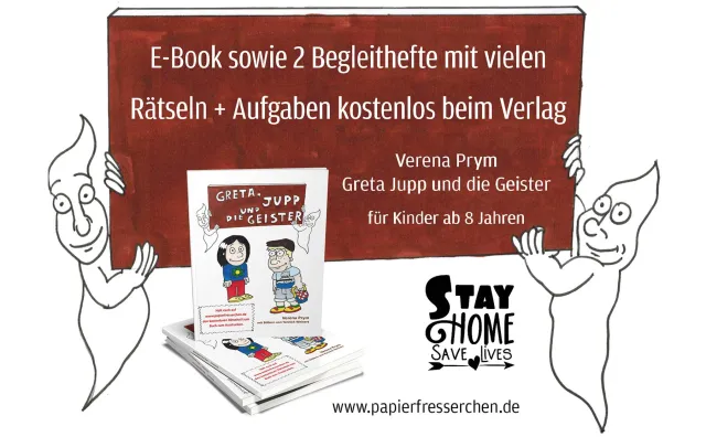 Bild: Mit unseren Hausgeistern gegen die Langeweile ankämpfen ... #LesengegenCorona