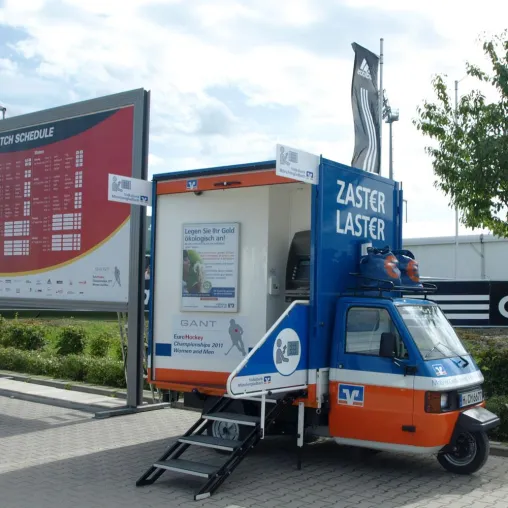Bild: Zaster Laster ein echter Hingucker