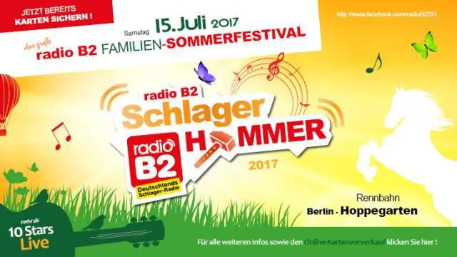 Der Schlagerhammer von Radio B2 war hammermäßig gut Bild: Der Schlagerhammer von Radio B2 war hammermäßig gut