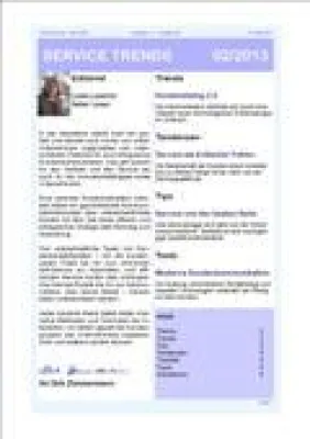 Bild: „Kundeninteraktion im Service“ – Aktuelle Ausgabe des Newsletter SERVICE TRENDS jetzt erhältlich