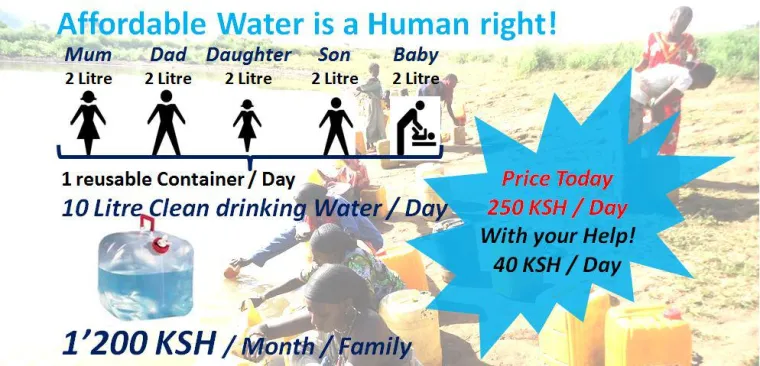 Neue Geschäftsidee macht Wasser in Kisumu erschwinglich Bild: Neue Geschäftsidee macht Wasser in Kisumu erschwinglich