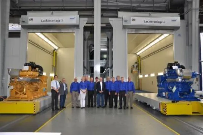 Weiter auf Expansionskurs – MWM weiht neue Lackieranlage ein Bild: Weiter auf Expansionskurs – MWM weiht neue Lackieranlage ein