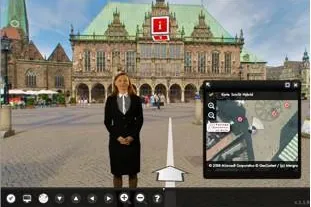 Bild: Virtuelle Stadtführung durch Bremen