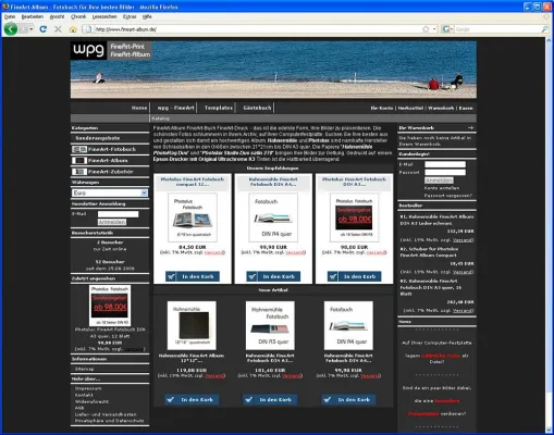 Bild: FineArt-Fotobuch und FineArt-Album Webshop eröffnet unter fineart-album.de