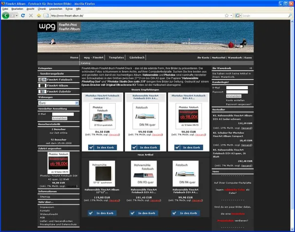 Bild: FineArt-Fotobuch und FineArt-Album Webshop eröffnet unter fineart-album.de