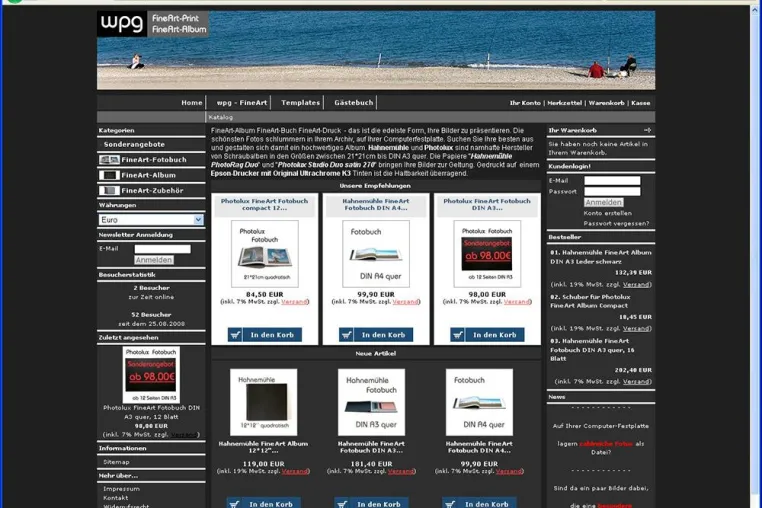 Bild: FineArt-Fotobuch und FineArt-Album Webshop eröffnet unter fineart-album.de