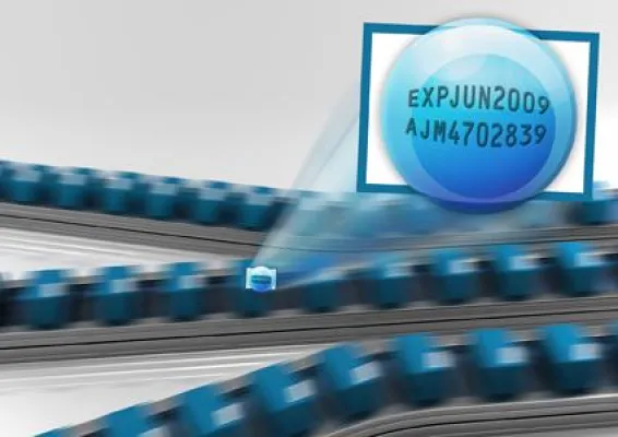 Bild: Einfaches Kamera-System für hohe Leseraten - VICODEbasic identifiziert und verifiziert Schriften und Codes