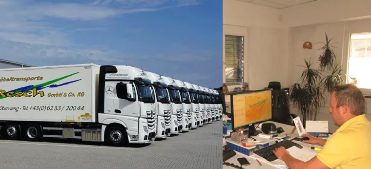 Schöner Wohnen mit schlanken Prozessen – Resch GmbH setzt auf Speditionssoftware DISPONENTgo Bild: Schöner Wohnen mit schlanken Prozessen – Resch GmbH setzt auf Speditionssoftware DISPONENTgo