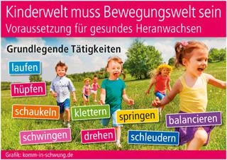 Bild: Kinderwelt muss Bewegungswelt sein