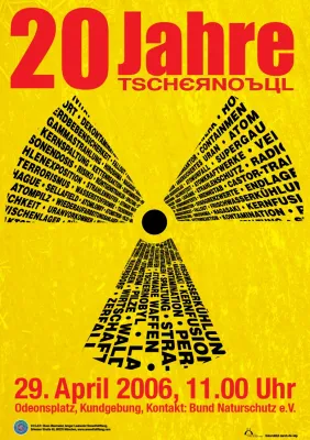 Bild: ödp ruft zu Anti-Atomkraft Demo am 29.4. in München auf