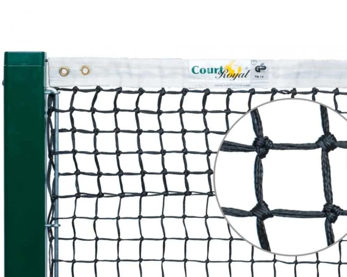 Handgeknüpftes hochwertiges Tennisnetz Court Royal TN 15
