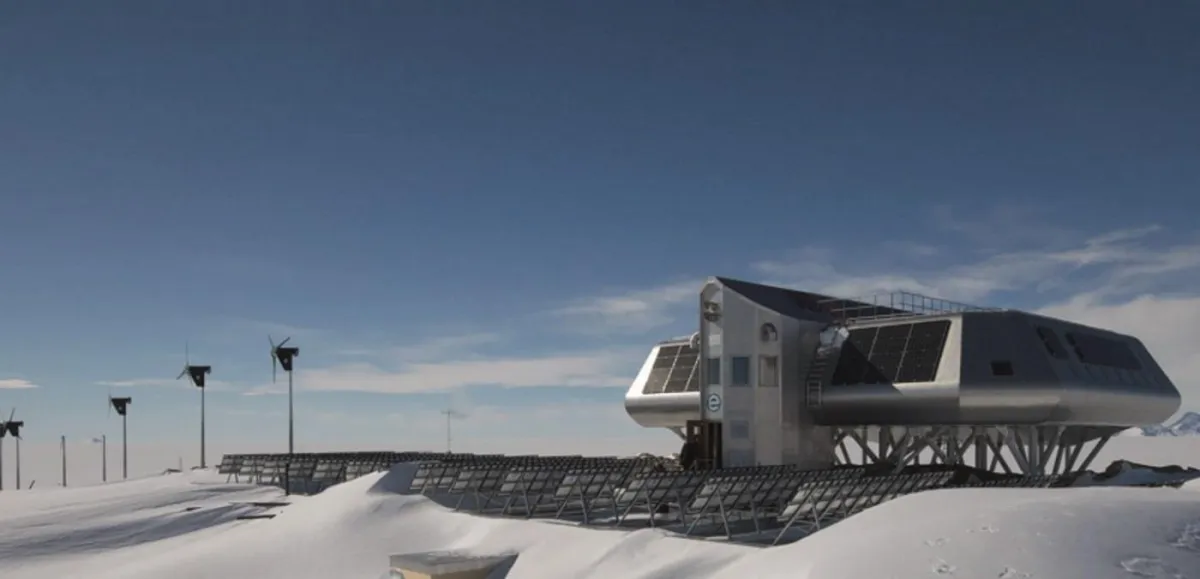 Die Forschungsstation Princess Elisabeth in der Antarktis