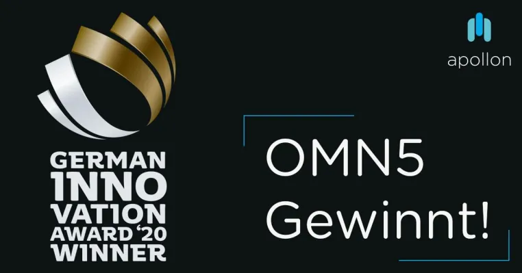 Bild: OMN5 gewinnt den German Innovation Award 2020
