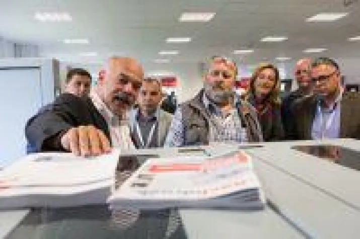 FINISHING FIRST 2018: Vernetzte Systeme schaffen Effizienz in der Weiterverarbeitung Bild: FINISHING FIRST 2018: Vernetzte Systeme schaffen Effizienz in der Weiterverarbeitung