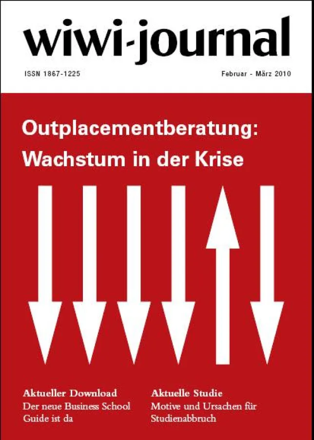 Aktuelles Titelbild des WiWi-Journals (Ausgabe Februar 2010)