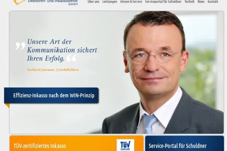 Bild: ADU-Inkasso mit neuem Look online