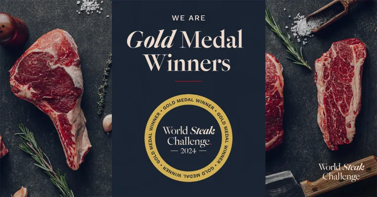 Gelungenes Debüt bei der World Steak Challenge 2024 – Gold und Silber für die E.Jacobsen GmbH Bild: Gelungenes Debüt bei der World Steak Challenge 2024 – Gold und Silber für die E.Jacobsen GmbH